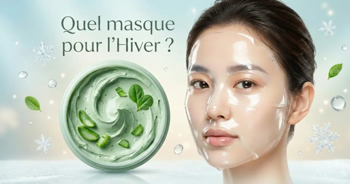 Masques hydrogel coréens vs argile naturelle : lequel en hiver ?